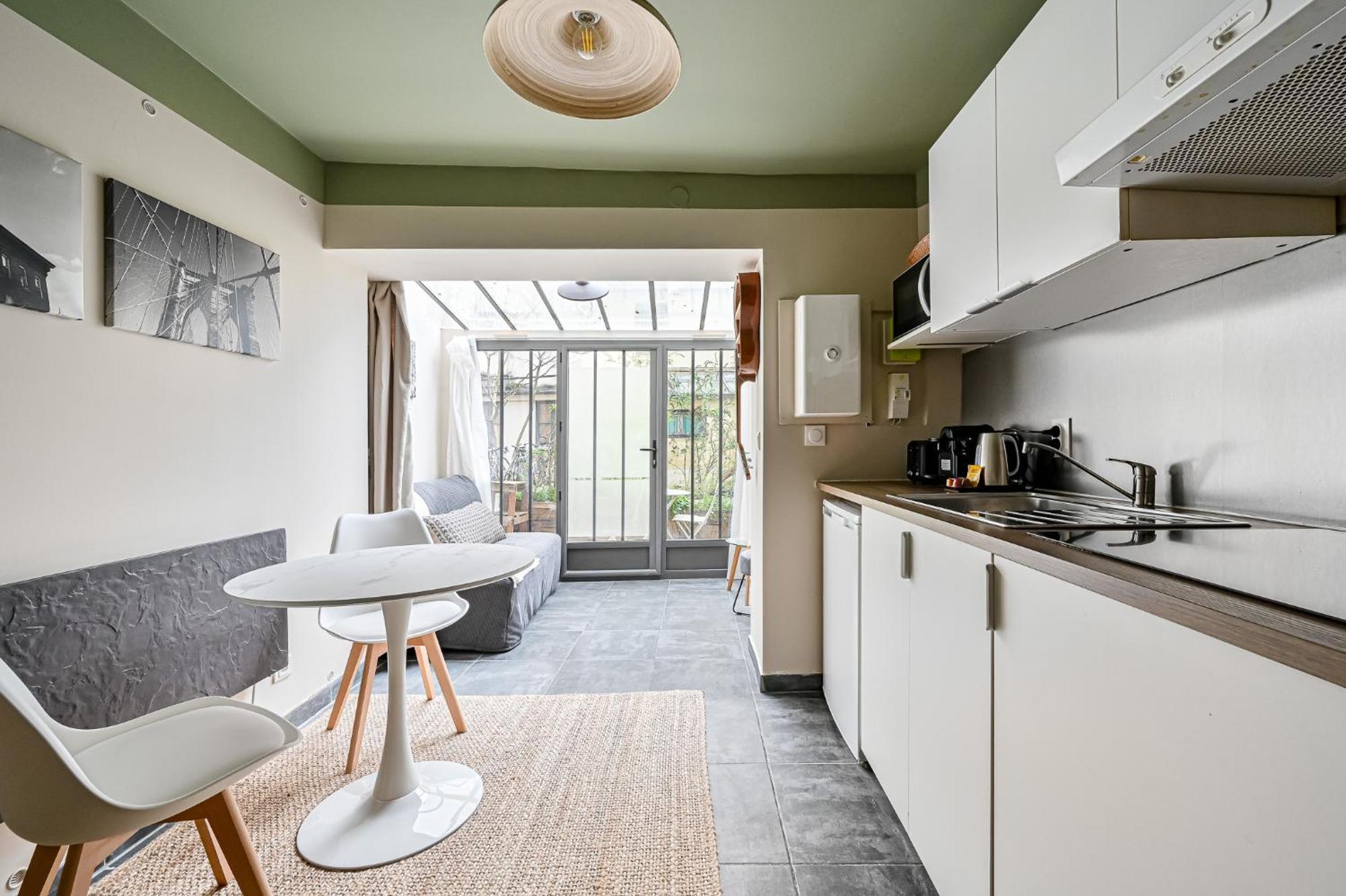Appartamento L'Oasis Parisien - 2 Pers - Metro Oberkampf Esterno foto